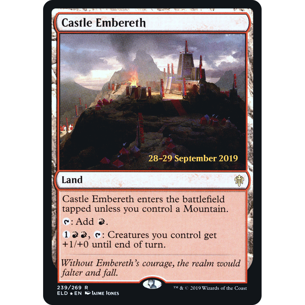 Castle Embereth (PRE-239) - Throne of Eldraine Promos Foil