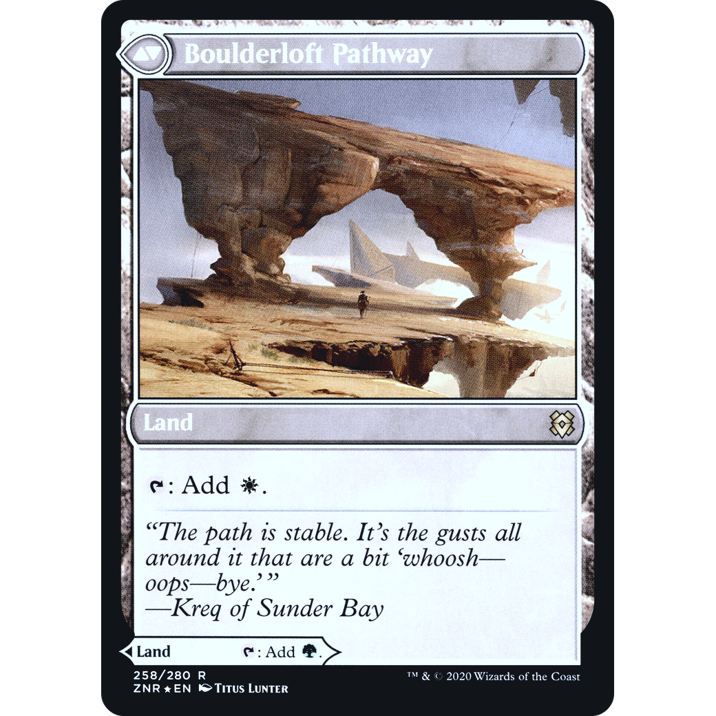 Branchloft Pathway (PRE-258) - Zendikar Rising Promos Foil