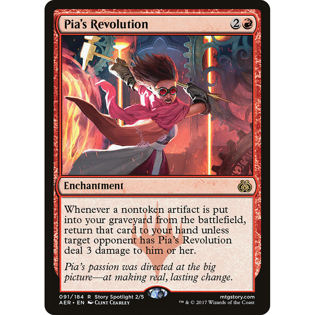 Pia's Revolution (AER-091) - Aether Revolt Foil