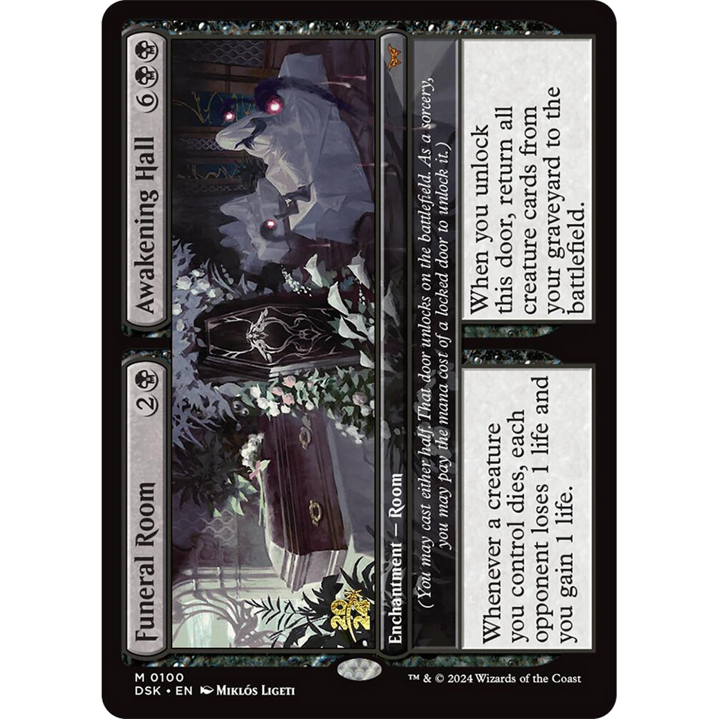 Funeral Room // Awakening Hall (PRE-100S) - Duskmourn: House of Horror Promos Foil