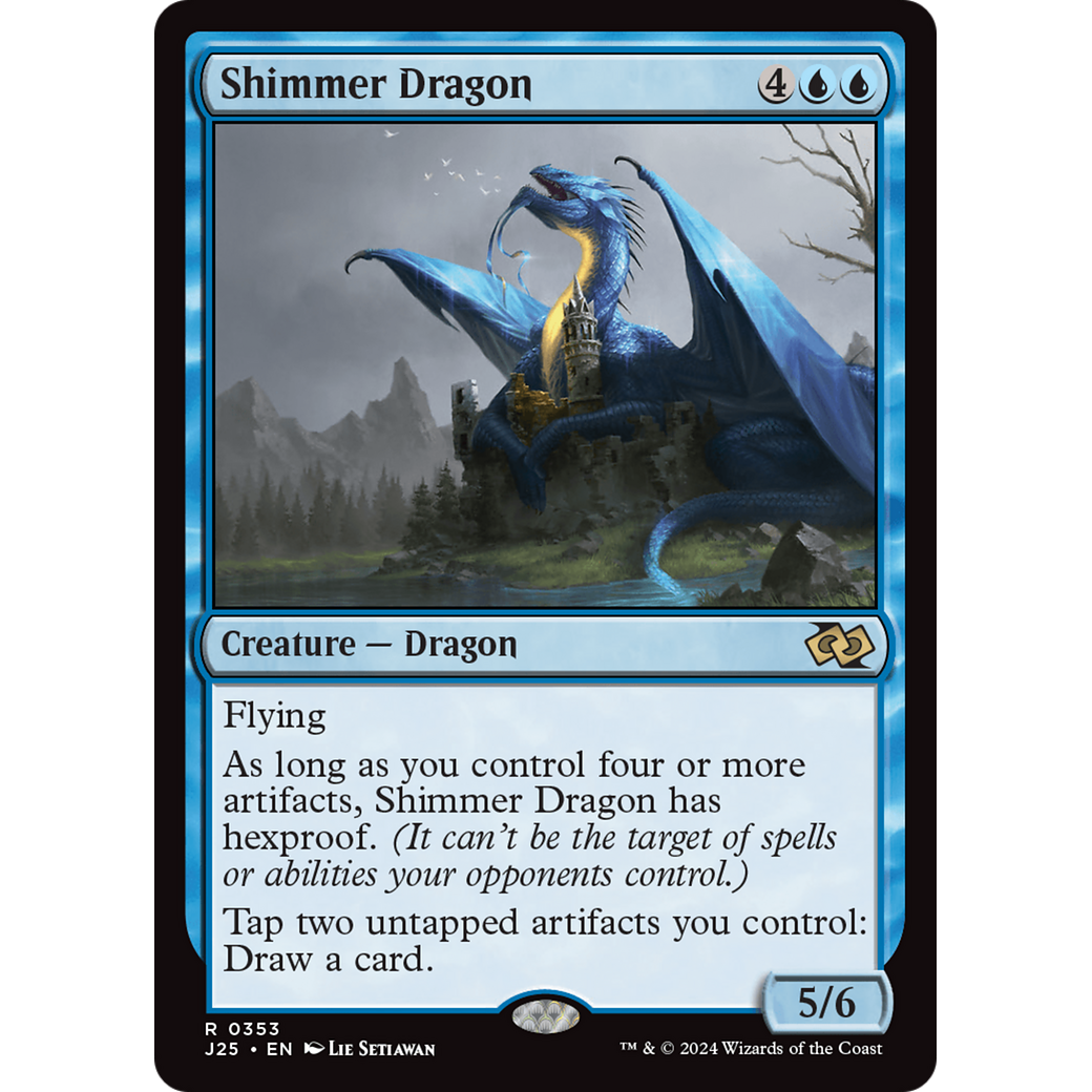 Shimmer Dragon (J25-353) - Foundations Jumpstart