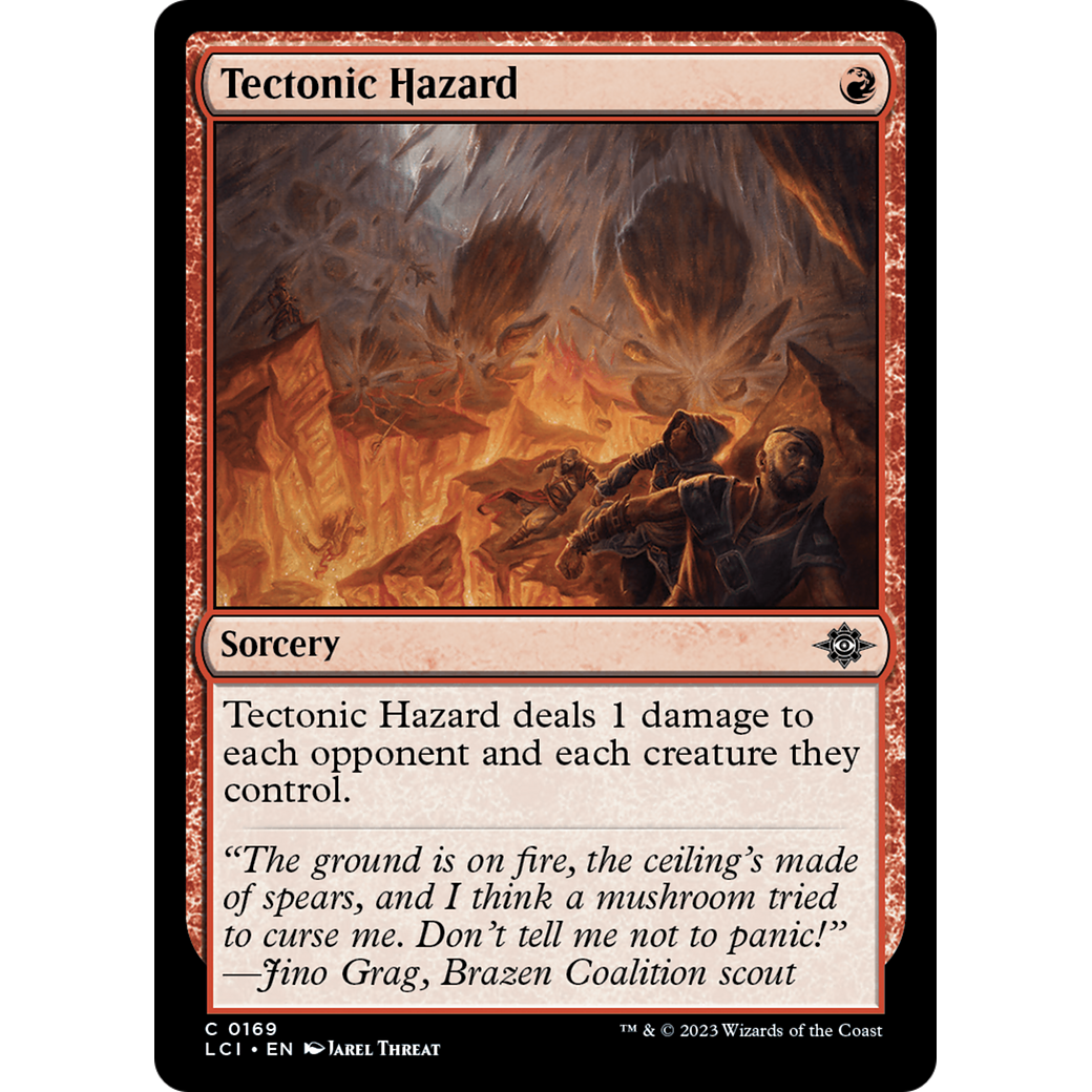 Tectonic Hazard (LCI-169) - The Lost Caverns of Ixalan Foil