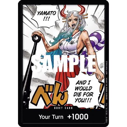 DON!! Card (Yamato) (1st Anniversary DON!! Card Pack) - One Piece Promotion Cards Foil