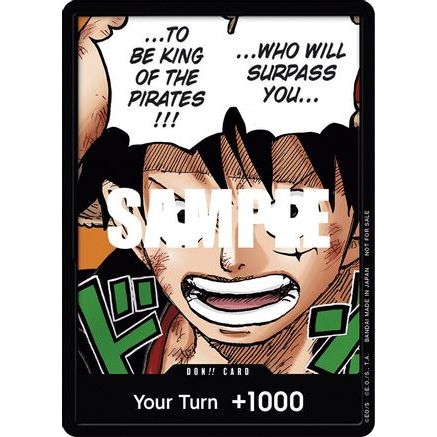 DON!! Card (Monkey.D.Luffy) (1st Anniversary DON!! Card Pack) - One Piece Promotion Cards Foil