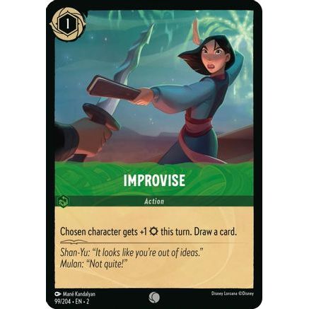 Improvise (99/204) - Rise of the Floodborn Cold Foil