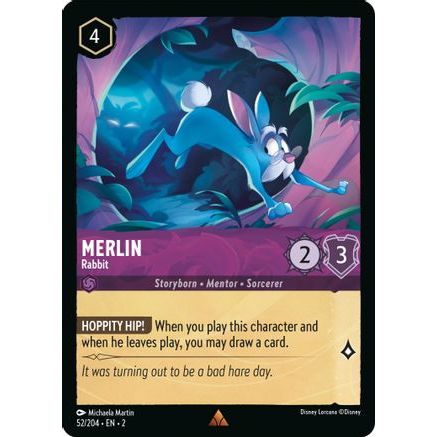 Merlin - Rabbit (52/204) - Rise of the Floodborn Cold Foil