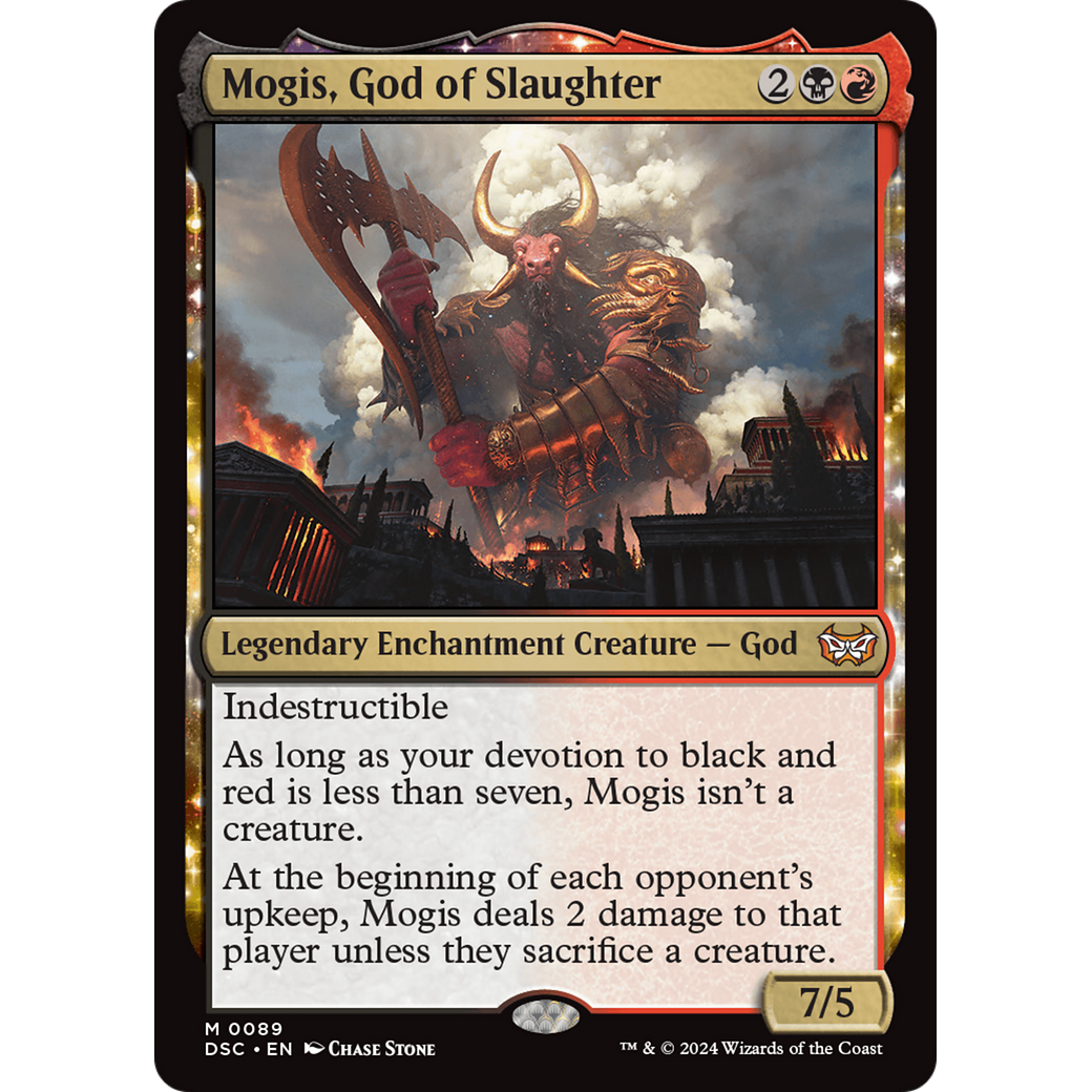 Mogis, God of Slaughter (DSC-089) - Duskmourn: House of Horror Commander