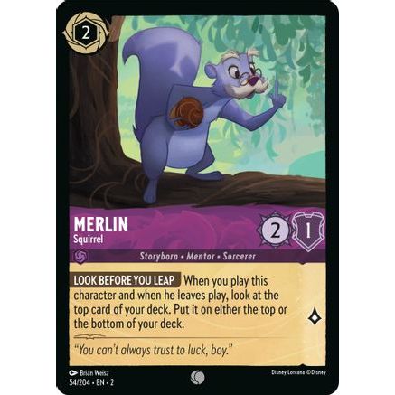 Merlin - Squirrel (54/204) - Rise of the Floodborn Cold Foil