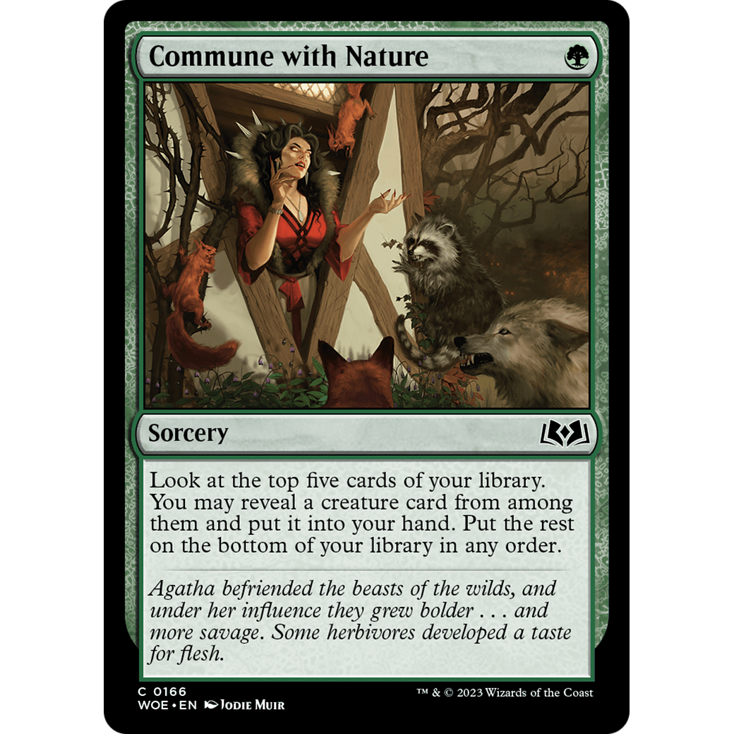 Commune with Nature (WOE-166) - Wilds of Eldraine