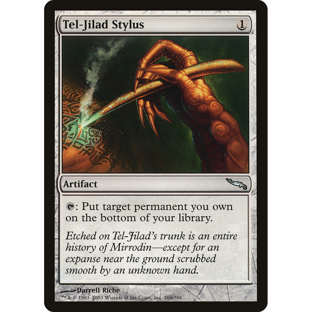 Tel-Jilad Stylus (MRD-260) - Mirrodin Foil