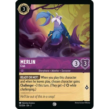 Merlin - Crab (50/204) - Rise of the Floodborn Cold Foil