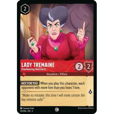 Lady Tremaine - Overbearing Matriarch (111/204) - Rise of the Floodborn Cold Foil