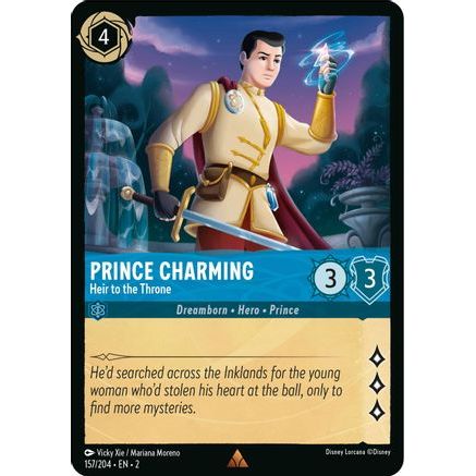 Prince Charming - Heir to the Throne (157/204) - Rise of the Floodborn Cold Foil