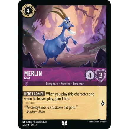Merlin - Goat (51/204) - Rise of the Floodborn Cold Foil