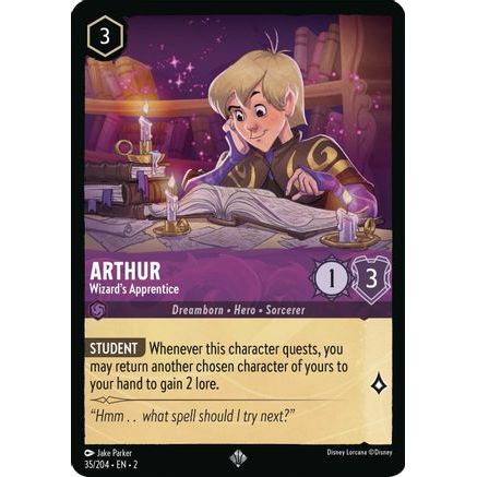 Arthur - Wizard's Apprentice (35/204) - Rise of the Floodborn