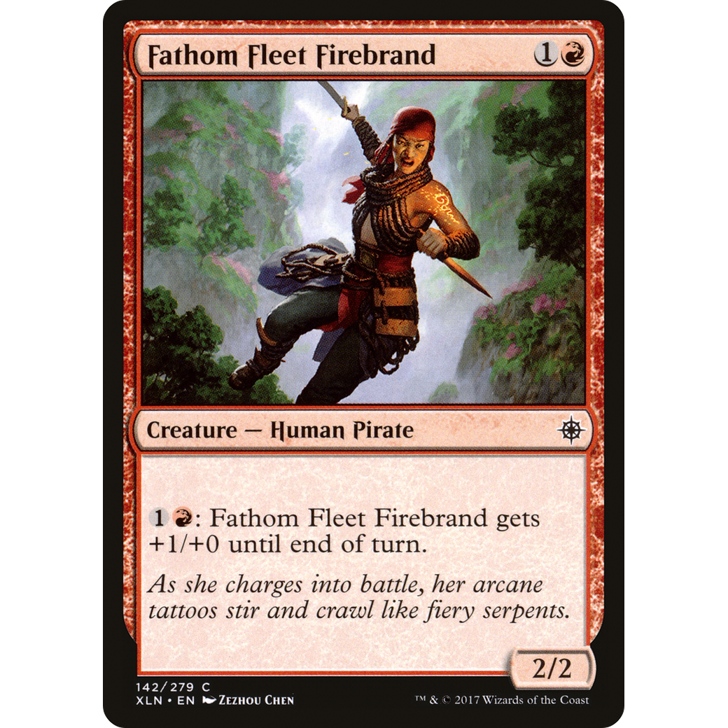 Fathom Fleet Firebrand (XLN-142) - Ixalan Foil
