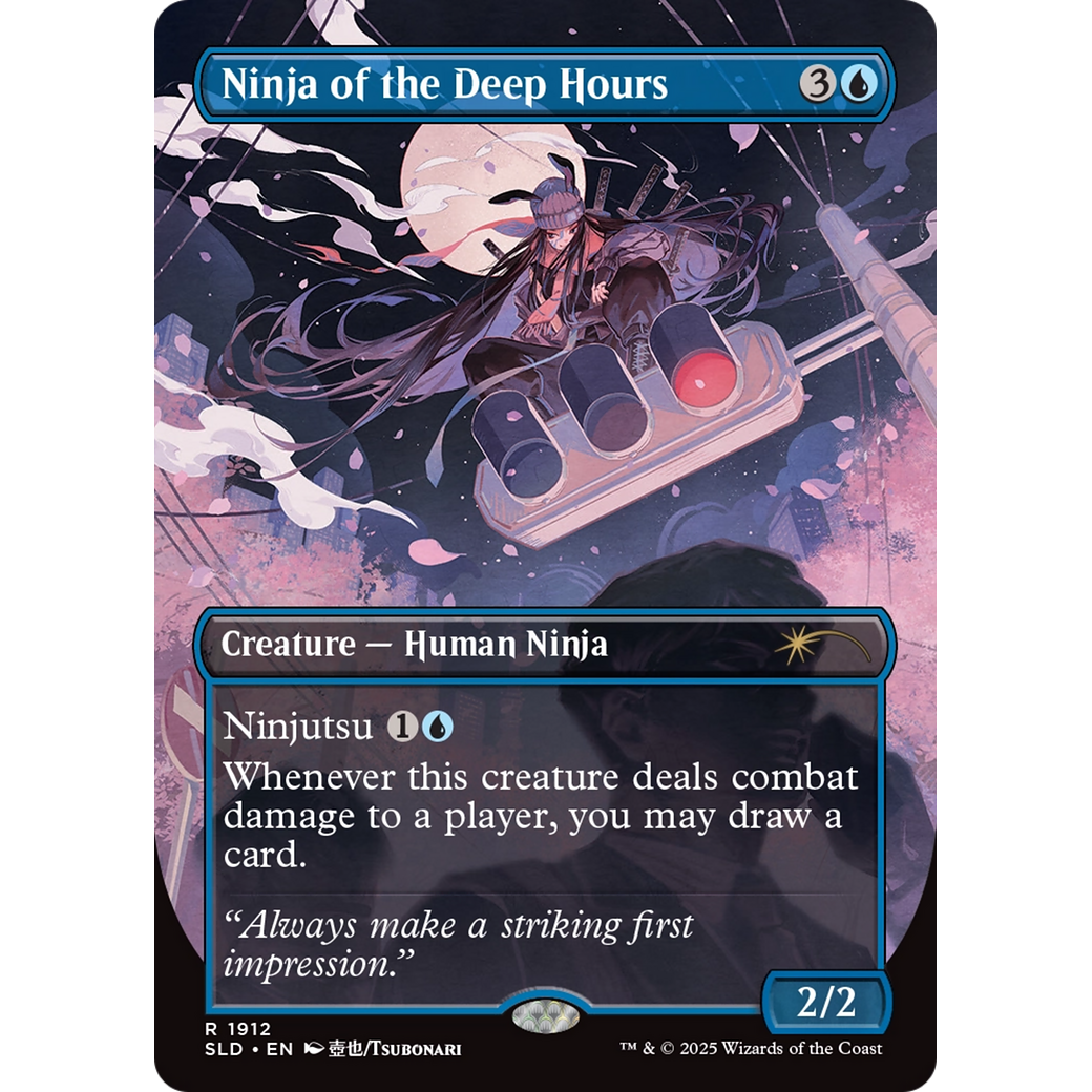 Ninja of the Deep Hours (SLD-1912) - Secret Lair Drop (Borderless)