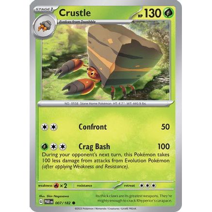 Crustle - 007/182 7 - SV04 Paradox Rift Reverse Holofoil