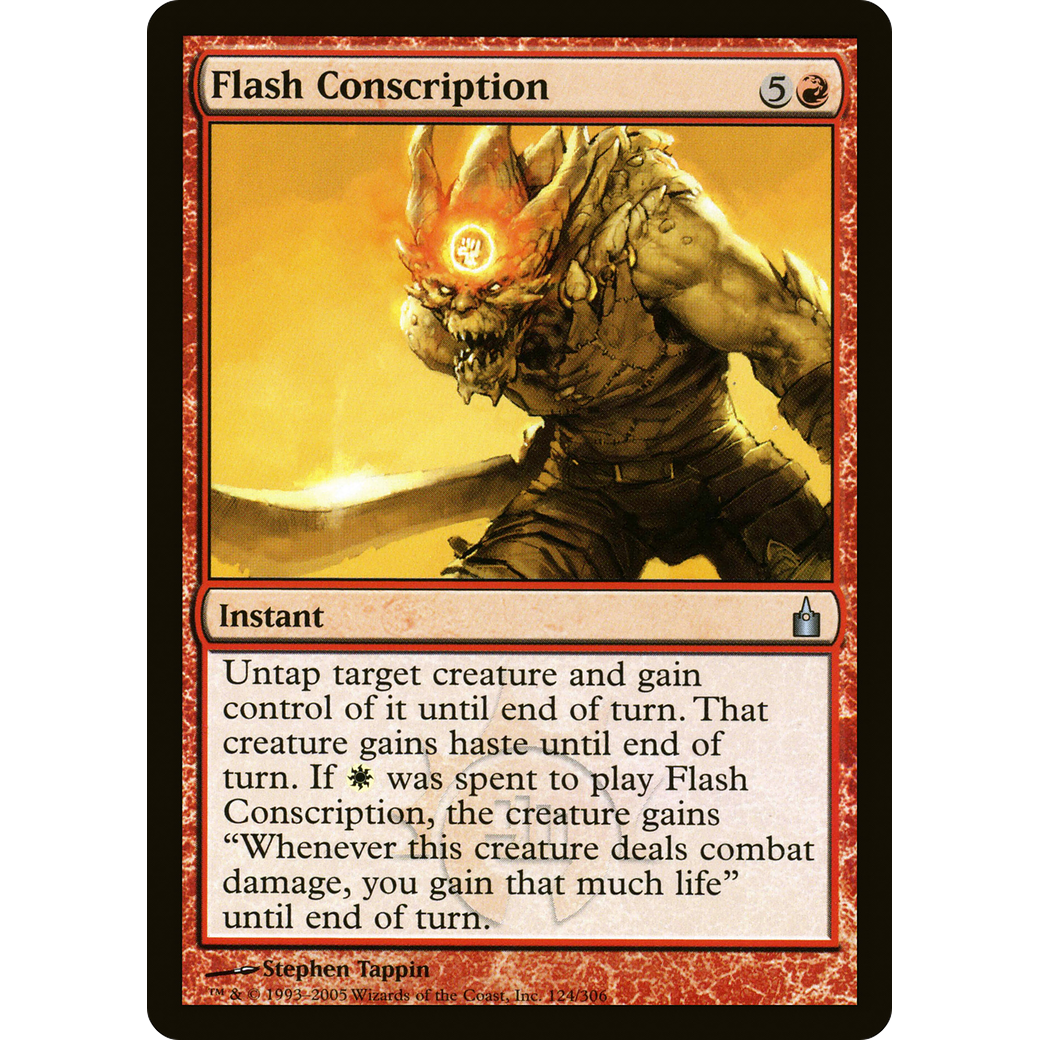Flash Conscription (RAV-124) - Ravnica: City of Guilds