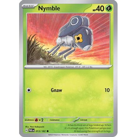 Nymble - 013/182 13 - SV04 Paradox Rift Reverse Holofoil