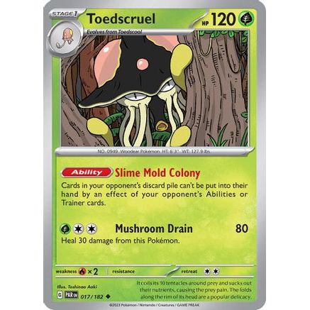 Toedscruel - 017/182 17 - SV04 Paradox Rift Reverse Holofoil