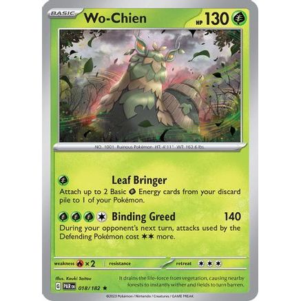 Wo-Chien 18 - SV04 Paradox Rift Reverse Holofoil