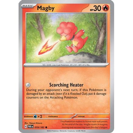 Magby - 019/182 19 - SV04 Paradox Rift Reverse Holofoil