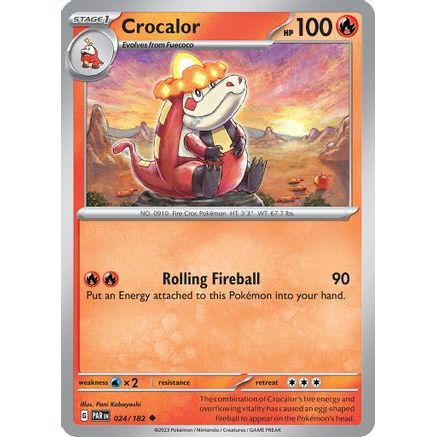 Crocalor 24 - SV04 Paradox Rift Reverse Holofoil