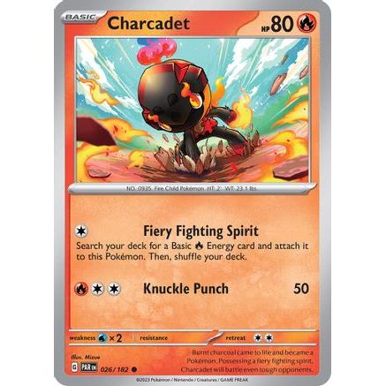 Charcadet - 026/182 26 - SV04 Paradox Rift Reverse Holofoil