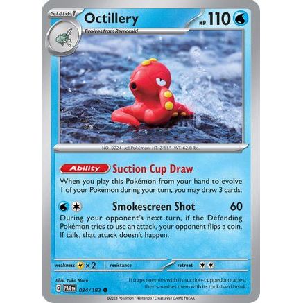 Octillery 34 - SV04 Paradox Rift Reverse Holofoil