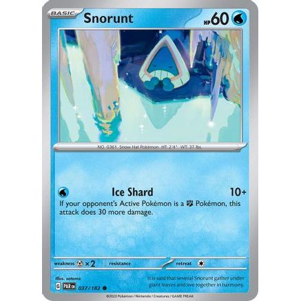 Snorunt - 037/182 37 - SV04 Paradox Rift Reverse Holofoil