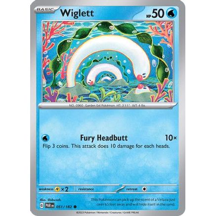 Wiglett - 051/182 51 - SV04 Paradox Rift Reverse Holofoil