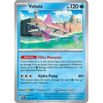 Veluza - 054/182 54 - SV04 Paradox Rift Reverse Holofoil