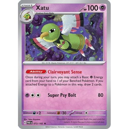 Xatu 72 - SV04 Paradox Rift Holofoil