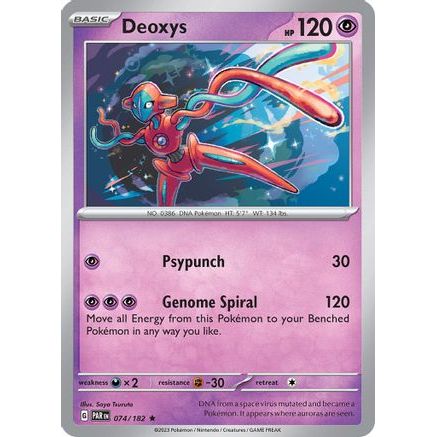 Deoxys 74 - SV04 Paradox Rift Holofoil