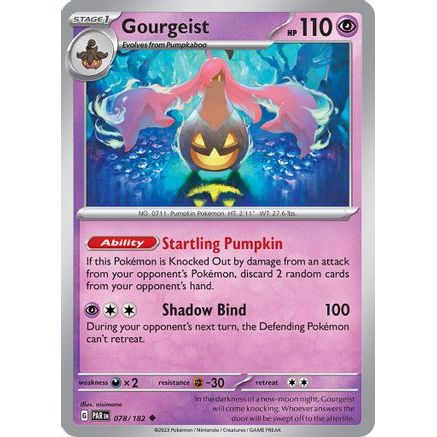 Gourgeist 78 - SV04 Paradox Rift Reverse Holofoil