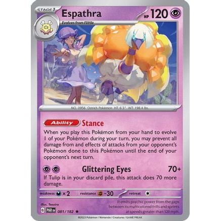 Espathra - 081/182 81 - SV04 Paradox Rift Reverse Holofoil