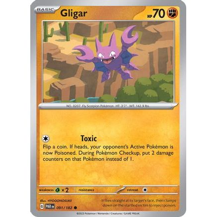 Gligar 91 - SV04 Paradox Rift Reverse Holofoil