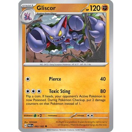 Gliscor 92 - SV04 Paradox Rift Reverse Holofoil