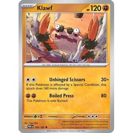 Klawf 105 - SV04 Paradox Rift Reverse Holofoil