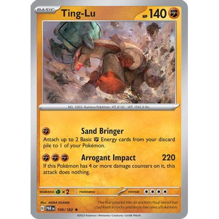 Ting-Lu 109 - SV04 Paradox Rift Reverse Holofoil
