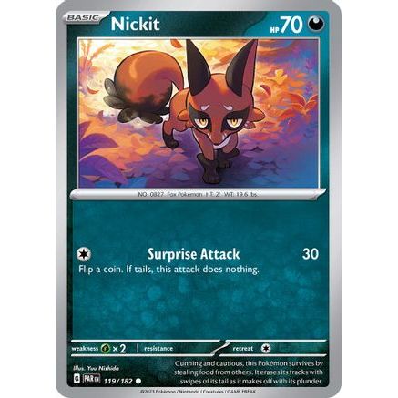 Nickit 119 - SV04 Paradox Rift Reverse Holofoil