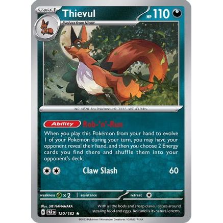 Thievul 120 - SV04 Paradox Rift Reverse Holofoil