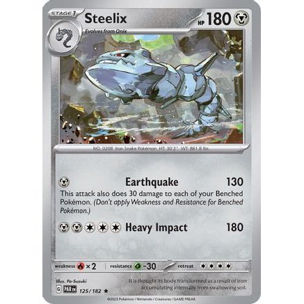 Steelix - 125/182 125 - SV04 Paradox Rift Reverse Holofoil