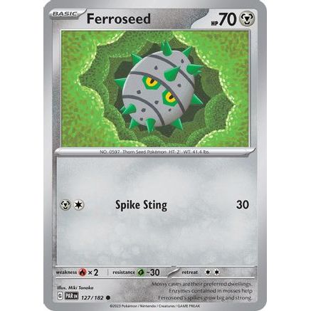 Ferroseed 127 - SV04 Paradox Rift Reverse Holofoil