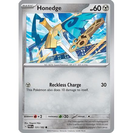 Honedge - 131/182 131 - SV04 Paradox Rift Reverse Holofoil