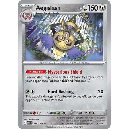 Aegislash - 134/182 134 - SV04 Paradox Rift Reverse Holofoil