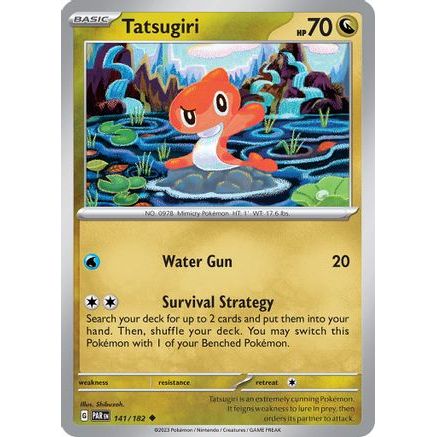 Tatsugiri 141 - SV04 Paradox Rift Reverse Holofoil