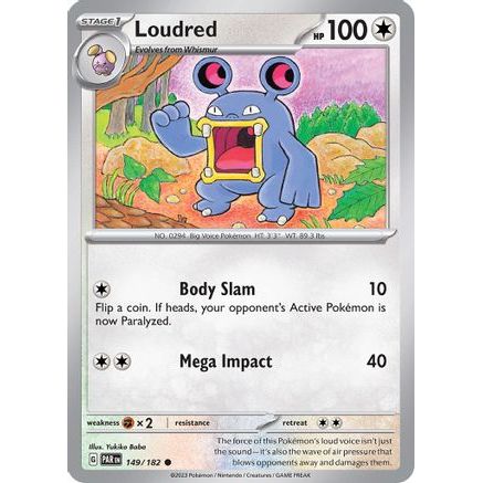 Loudred 149 - SV04 Paradox Rift Reverse Holofoil