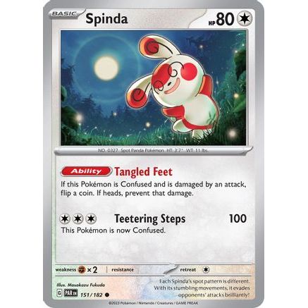 Spinda 151 - SV04 Paradox Rift Reverse Holofoil